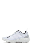 Kadın Beyaz Bağcıklı Kalın Tabanlı Sneaker