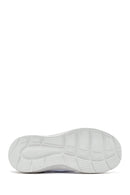 Kadın Beyaz Bağcıklı Kalın Tabanlı Sneaker