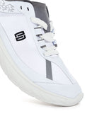 Kadın Beyaz Bağcıklı Kalın Tabanlı Sneaker