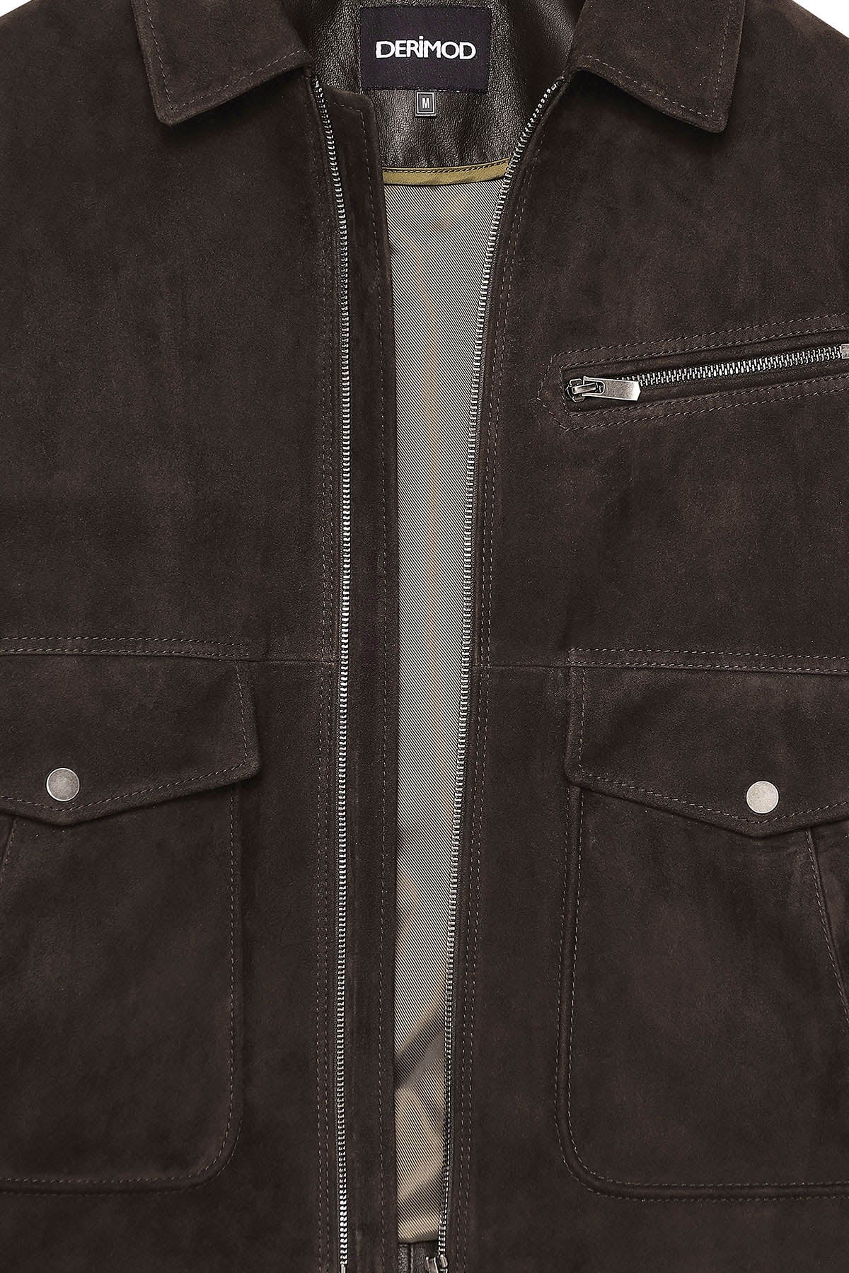 Morata Erkek Kahverengi Nubuk Deri Ceket