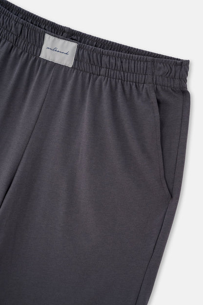 Dokuma Etiket Detayli Ikili Pamuk Modal Şort