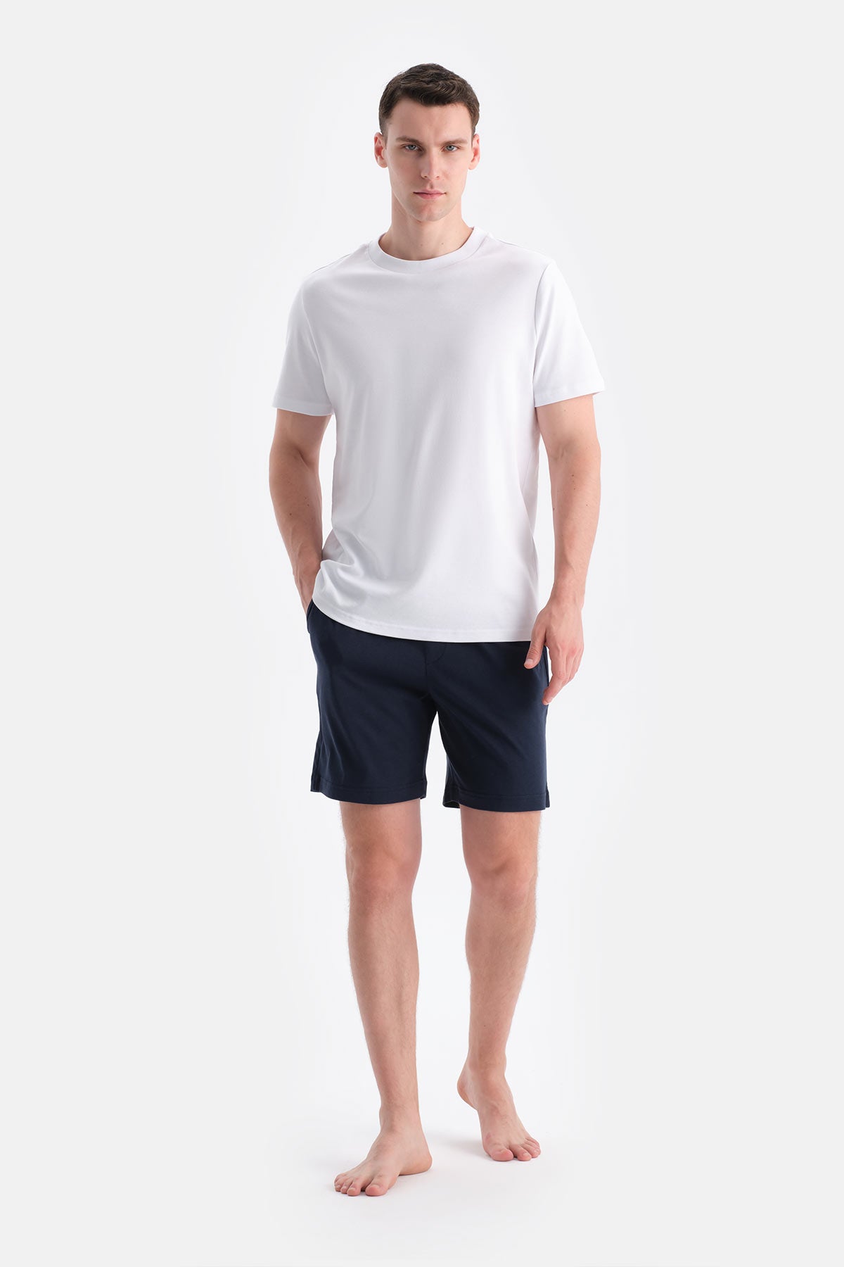 Pamuk Modal Ikili Örme Şort