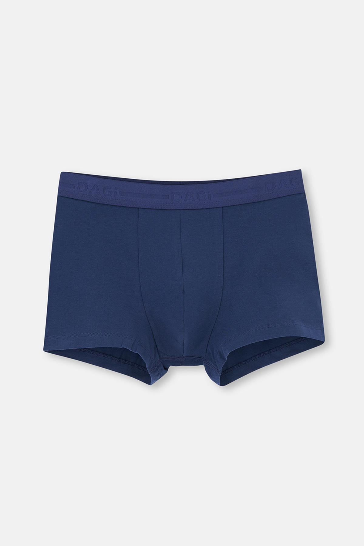 Lacivert 2'li Desenli Pamuk Boxer