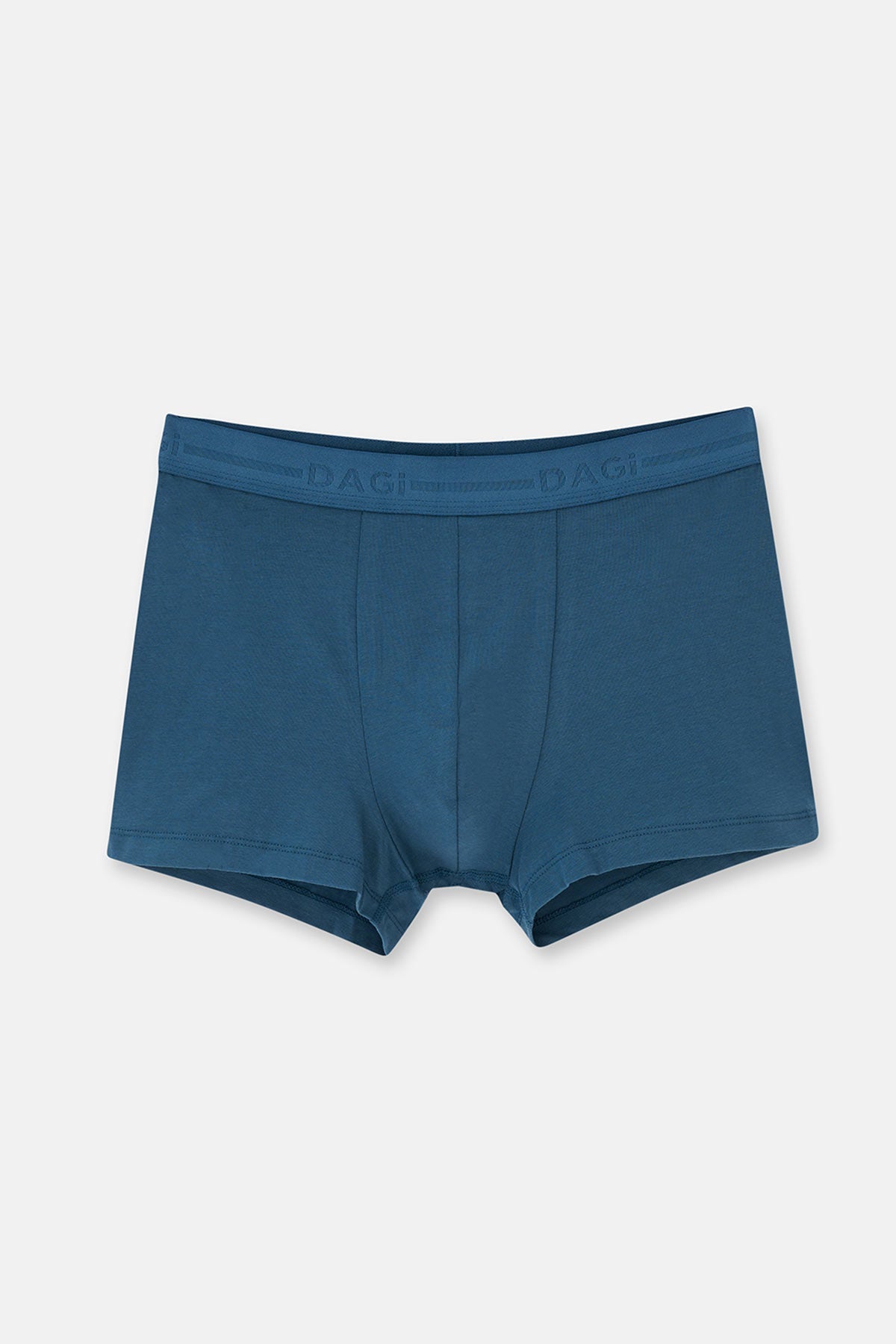 Koyu Mavi 5210 2'li Desenli Pamuk Boxer