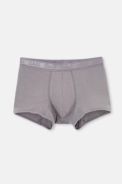 Gri-siyah 3'lü Desenli Micro Modal Boxer