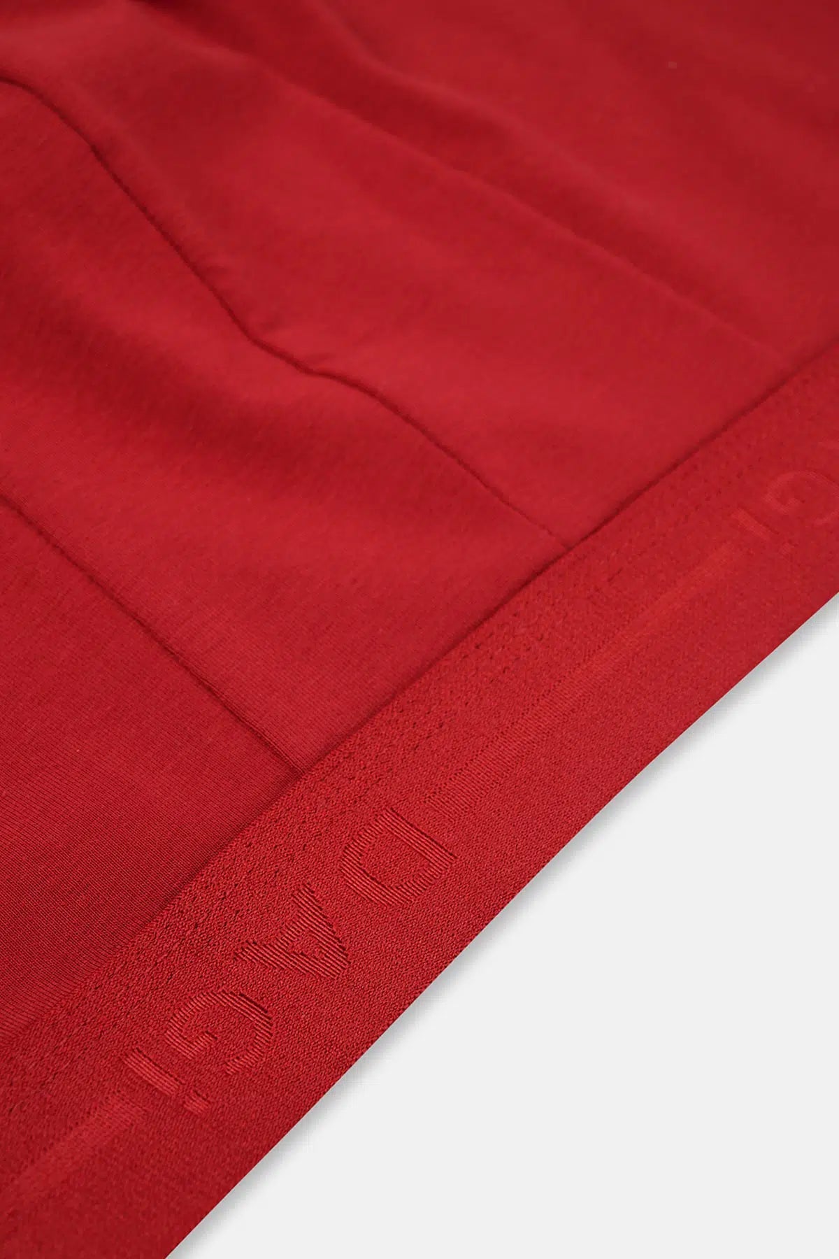 Bordo-siyah 2'li Parça Baskılı Pamuk Boxer