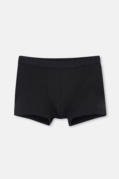 Bordo-siyah 2'li Parça Baskılı Pamuk Boxer