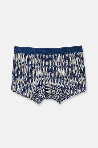 Lacivert 4210 Desenli Micro Modal Boxer