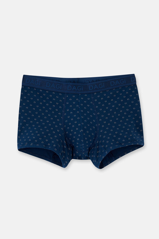 Lacivert 4210 Desenli Micro Modal Boxer