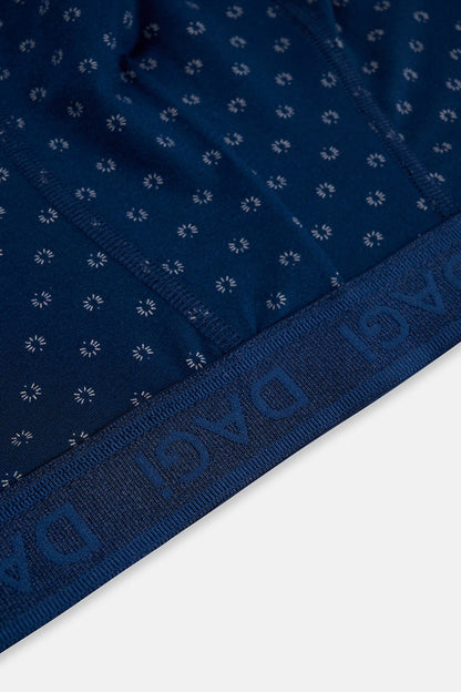 Lacivert 4210 Desenli Micro Modal Boxer