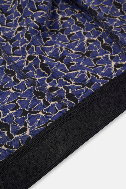 Lacivert 4210 3'lü Desenli Micro Modal Boxer