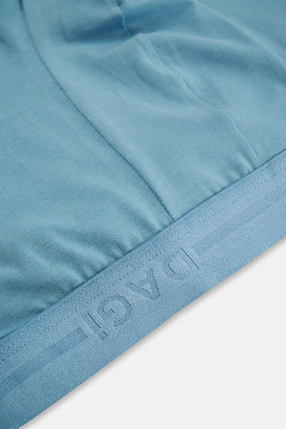 Koyu Mavi 5210 Düz Pamuk Boxer