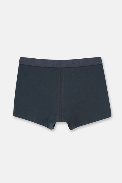 Antrasıt 5210 Düz Pamuk Boxer