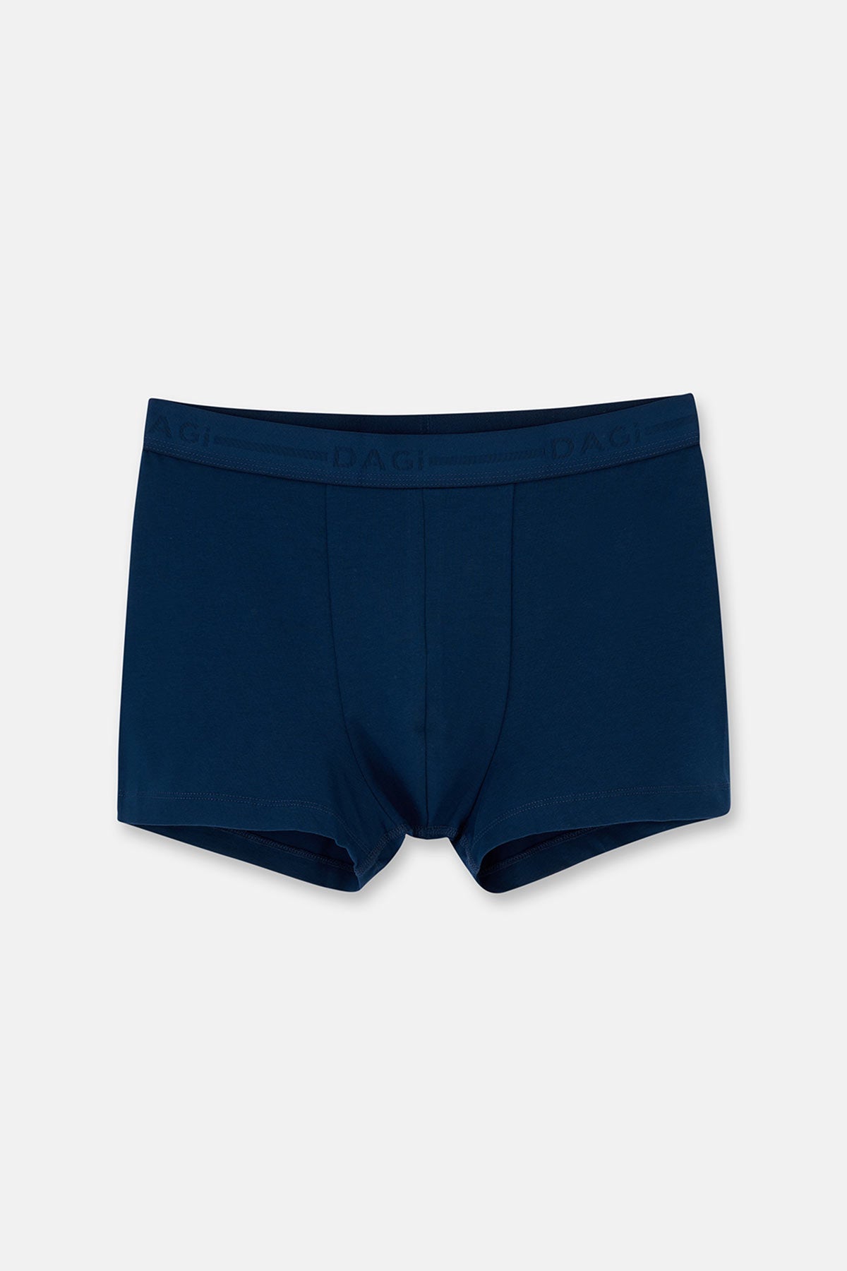 Lacivert 5210 Düz Pamuk Boxer