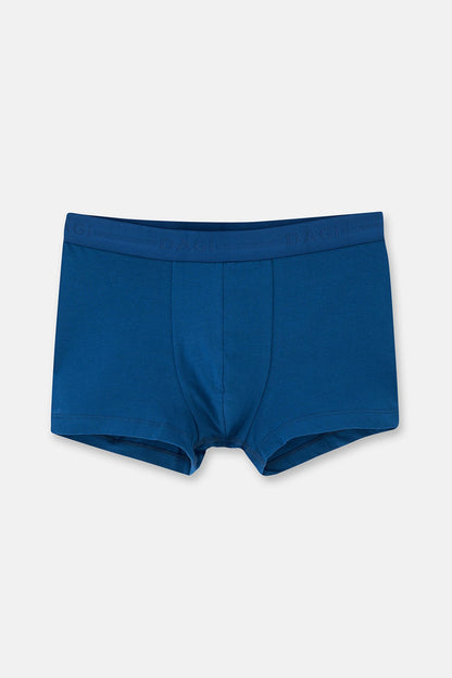 Lacivert-siyah 5210 3'lü Desenli Pamuk Boxer