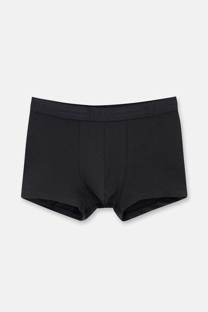 Lacivert-siyah 5210 3'lü Desenli Pamuk Boxer