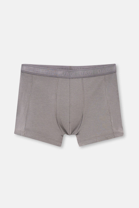 Gri Düz Micro Modal Boxer