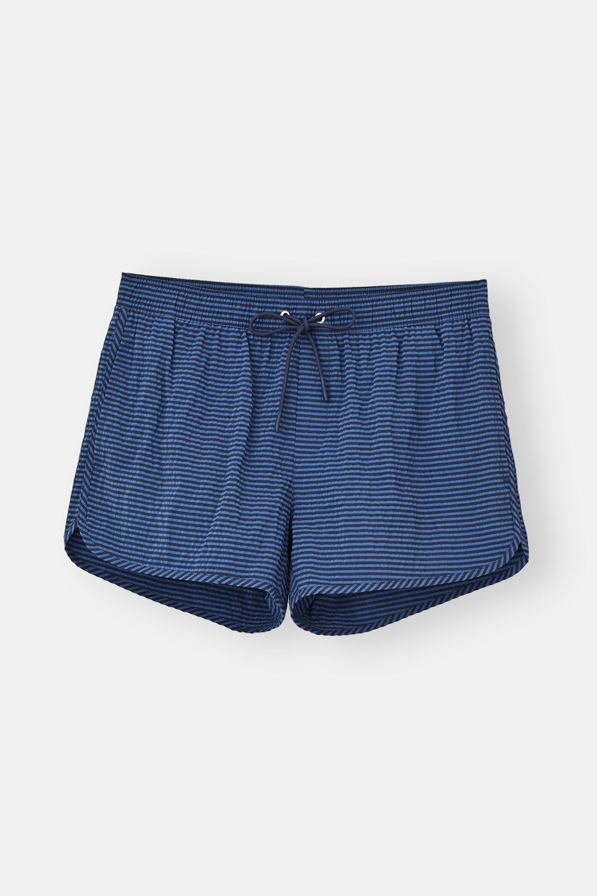 Lacivert Ekose Des. Mini Şort