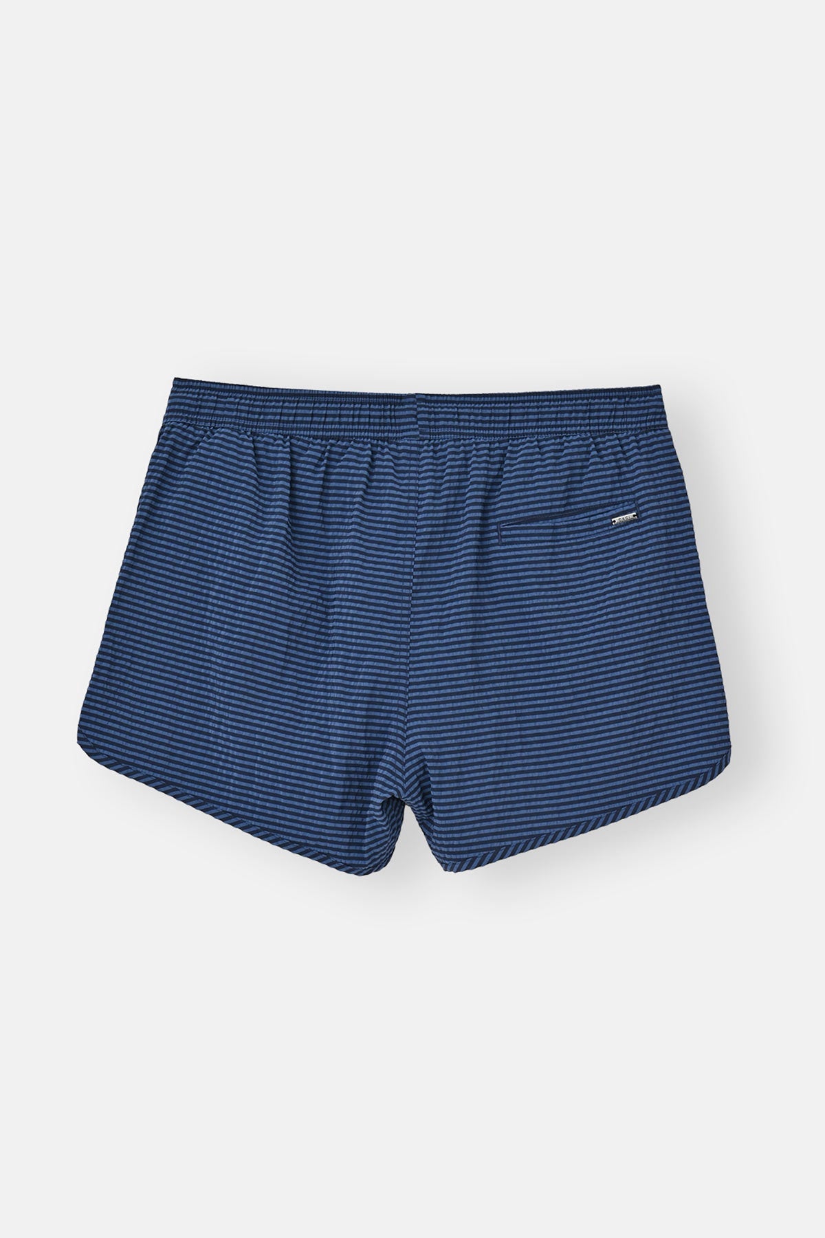 Lacivert Ekose Des. Mini Şort