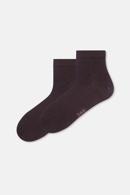 Lacivert Erkek 2'li Üçgen Desenli Bambu Çorap