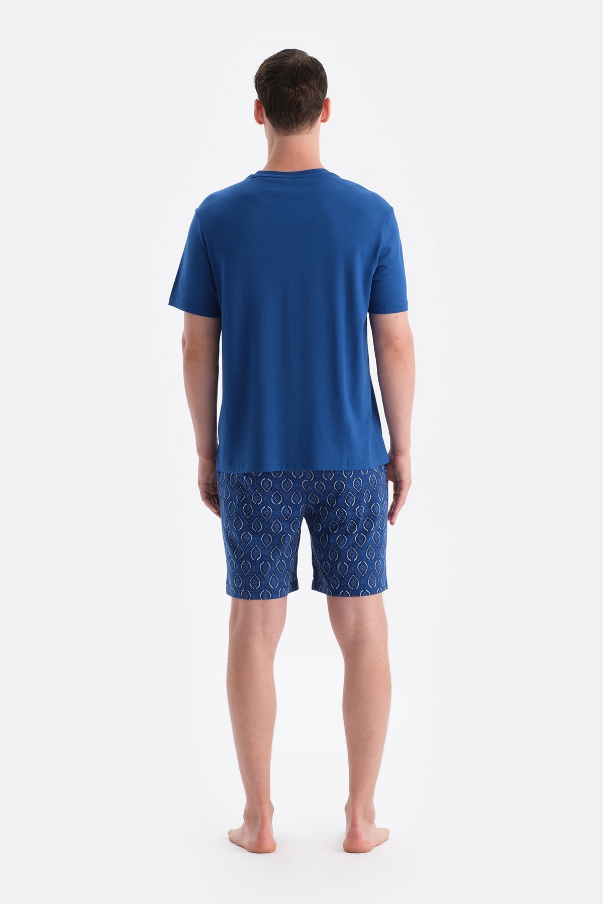 Baski Detayli Tişört Şort Takim