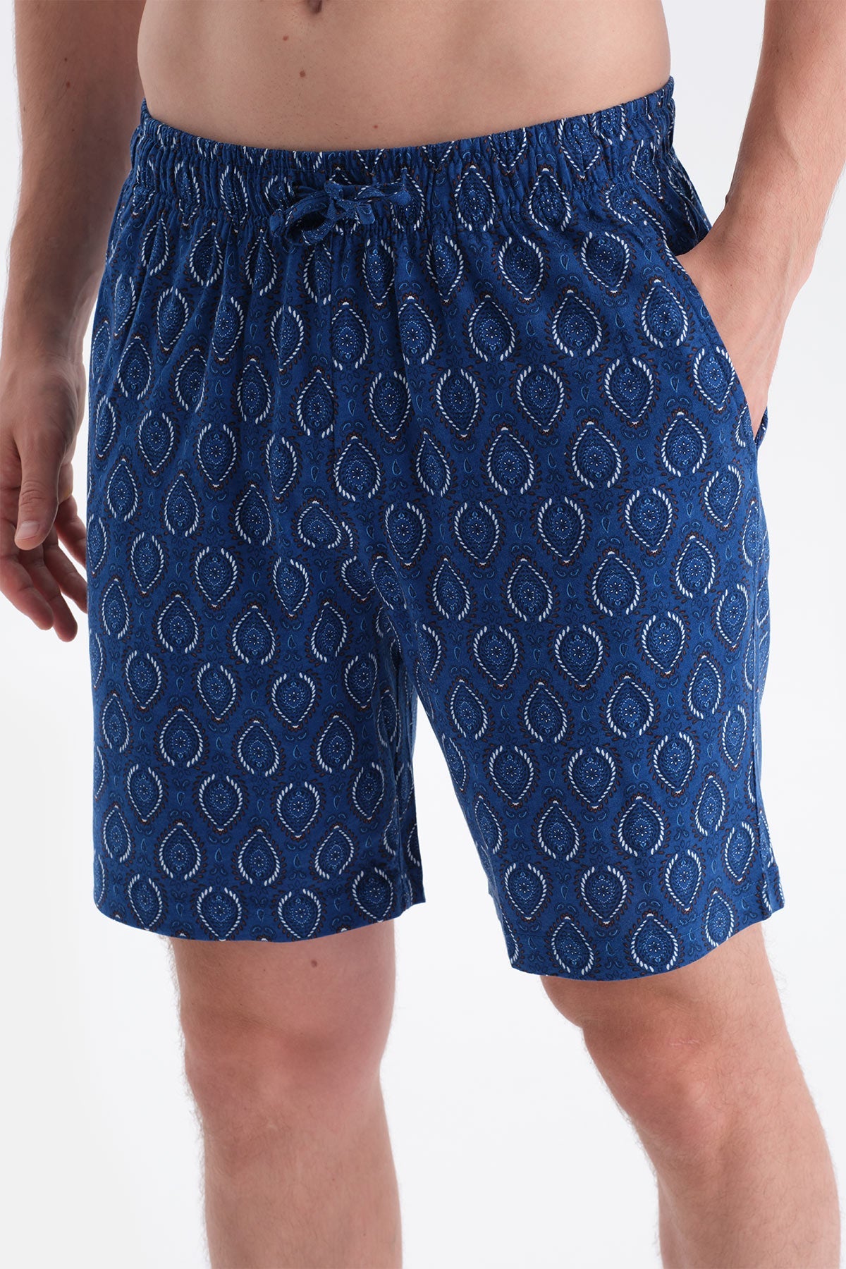 Baski Detayli Tişört Şort Takim