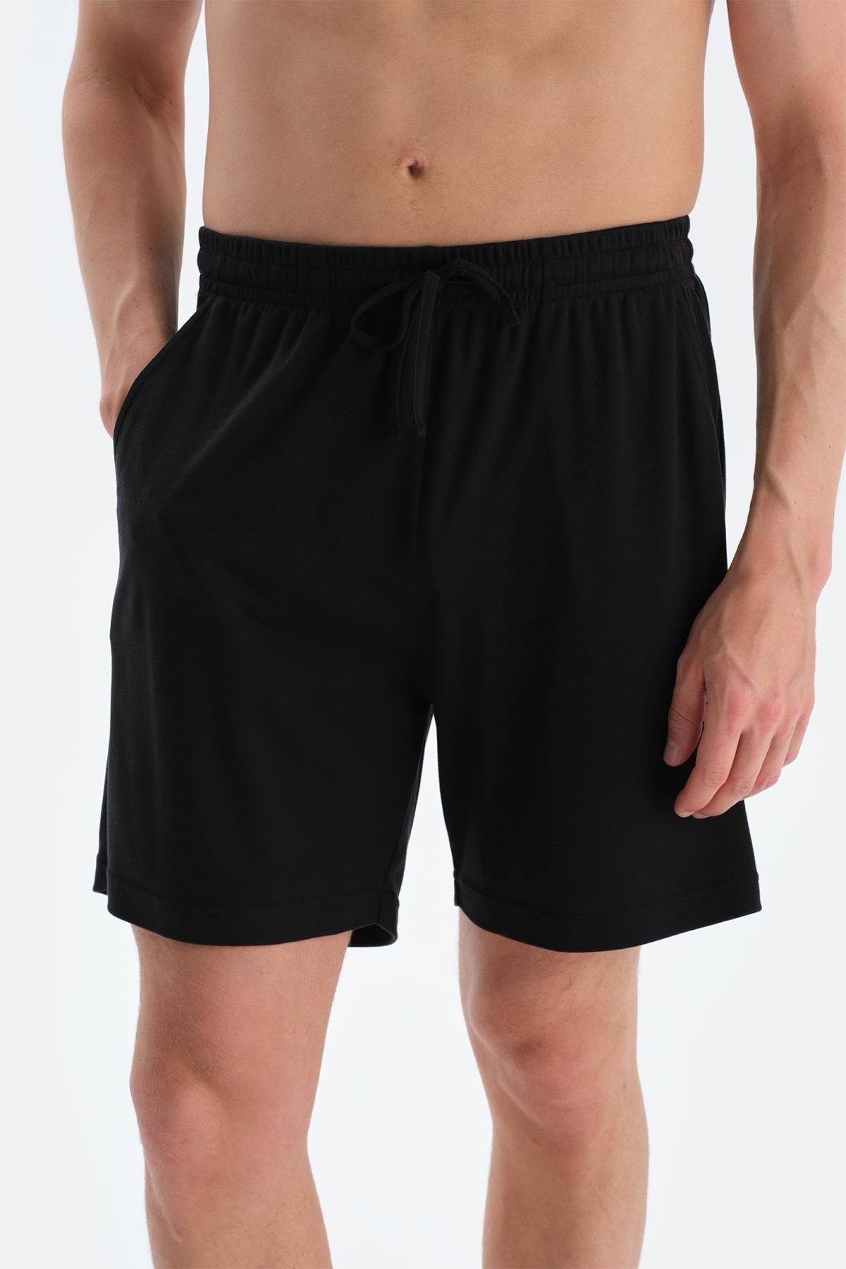 Buz Mavisi Kısa Kollu Tişört Şort Pijama Takımı