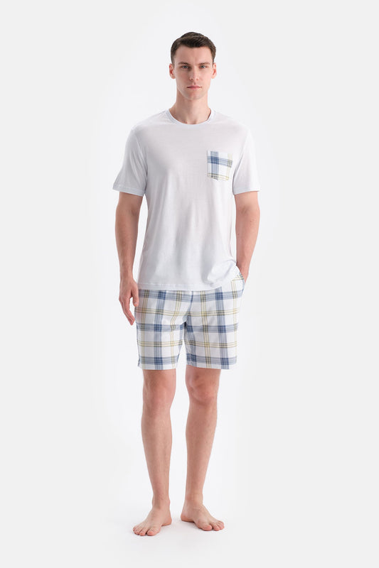 Cepli Kisa Kollu Tişört Şort Takim