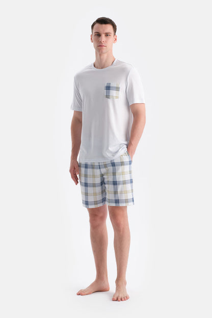 Cepli Kisa Kollu Tişört Şort Takim