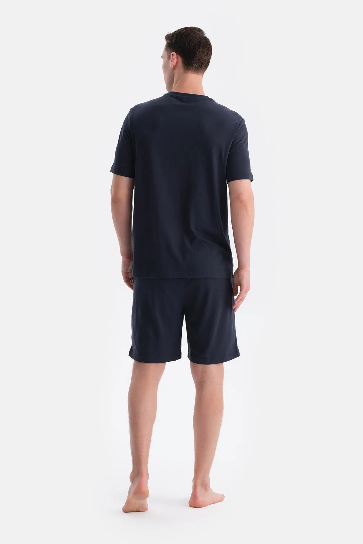 Pat Ve Cep Detayli Tişört Şort Takim