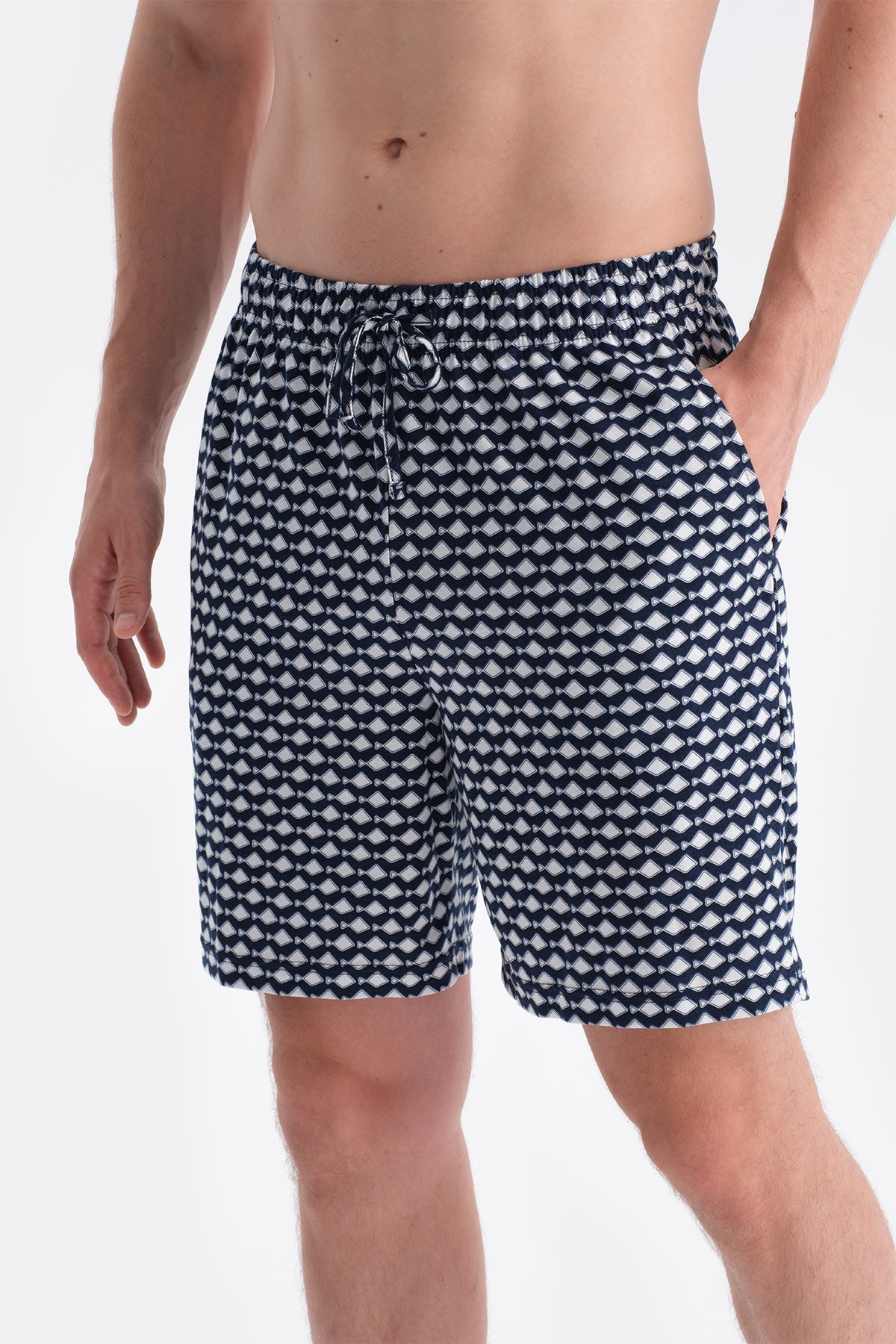 Baski Detayli Tişört Şort Takim