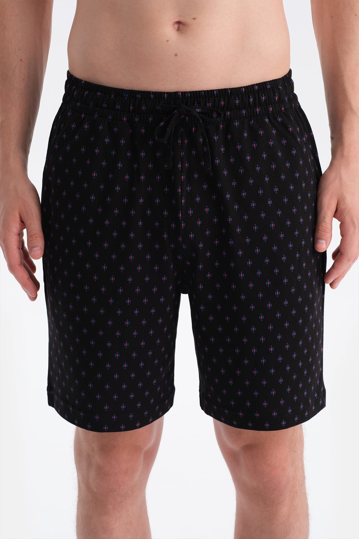 Pat Ve Cep Detayli Tişört Şort Takim