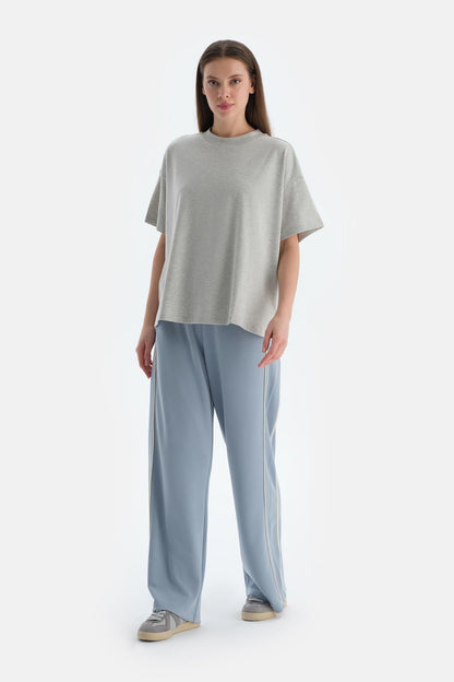 Gri Melanj Kadın Tişört