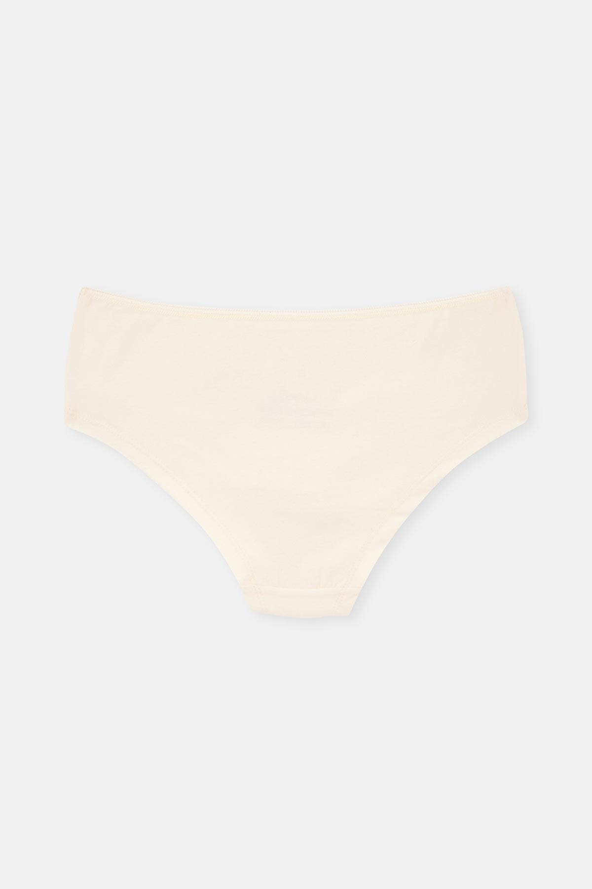 Bordo-siyah Kadın 3'lü Parça Baskılı Hıpster Külot