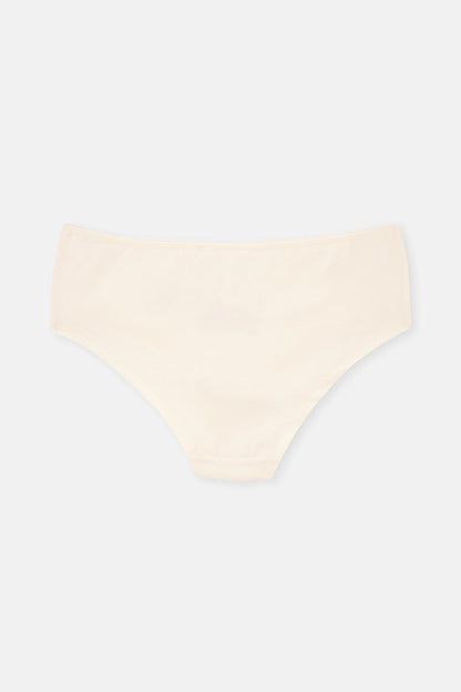 Bordo-siyah Kadın 3'lü Parça Baskılı Hıpster Külot