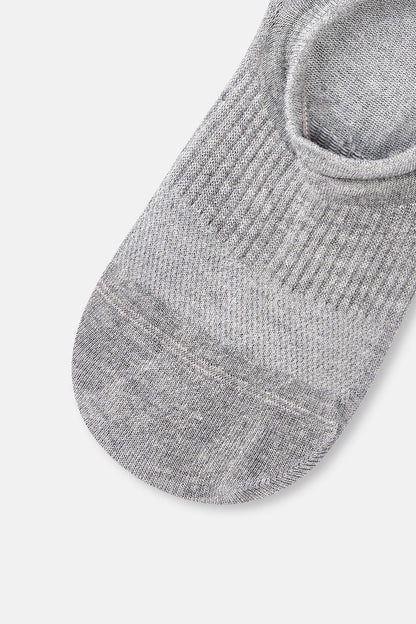 Gri Melanj Kadın Kaymaz N Görünmez Çorap