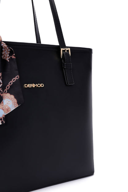 Kadın Siyah Aksesuarlı Omuz Çantası