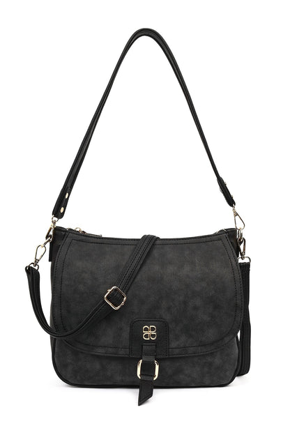 Kadın Siyah Uzun Askılı Omuz Çantası