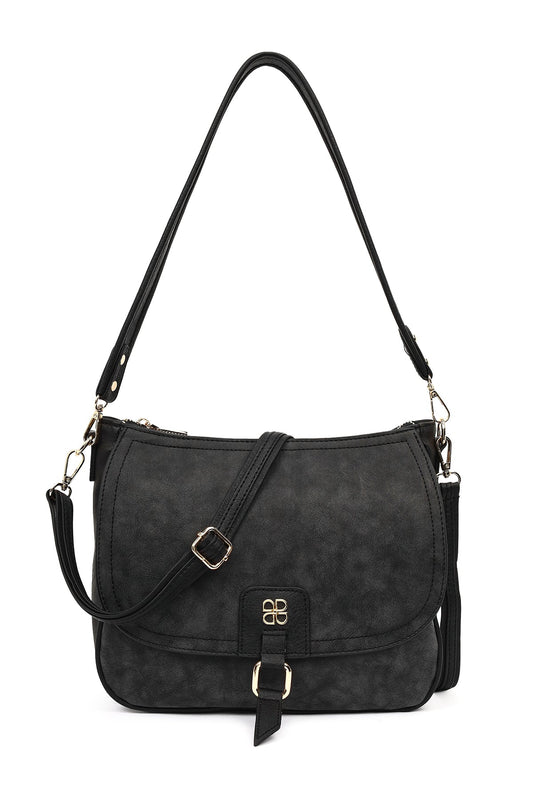 Kadın Siyah Uzun Askılı Omuz Çantası