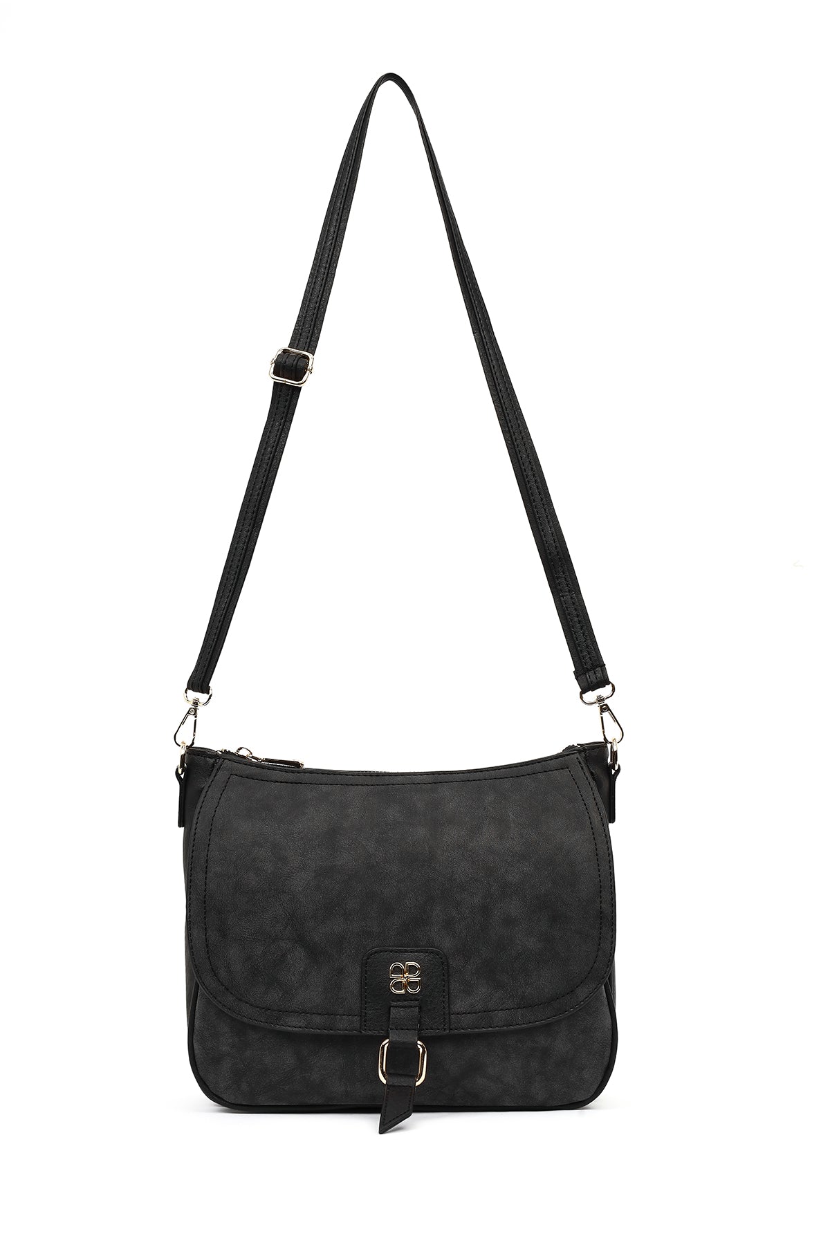 Kadın Siyah Uzun Askılı Omuz Çantası