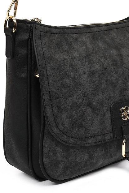 Kadın Siyah Uzun Askılı Omuz Çantası