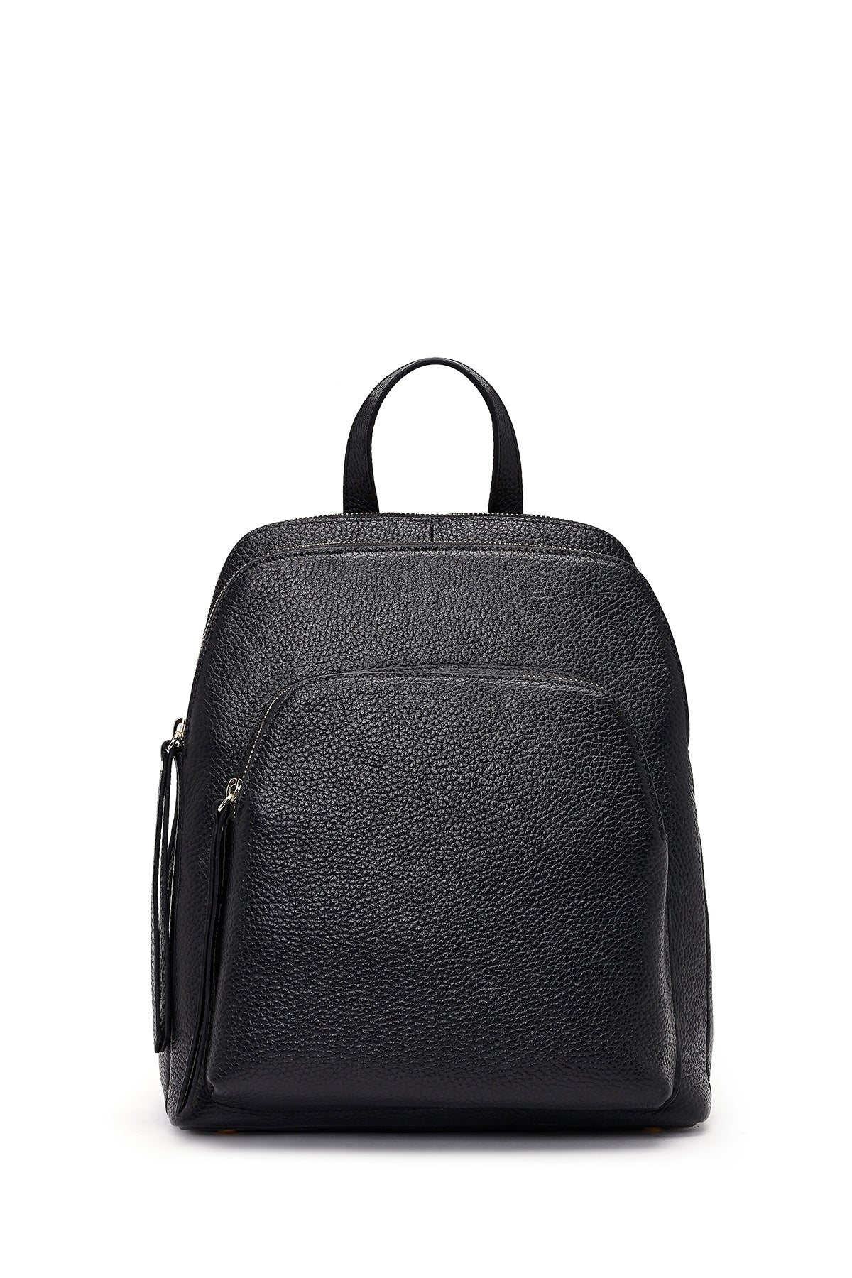 Kadın Siyah Deri Sırt Çantası