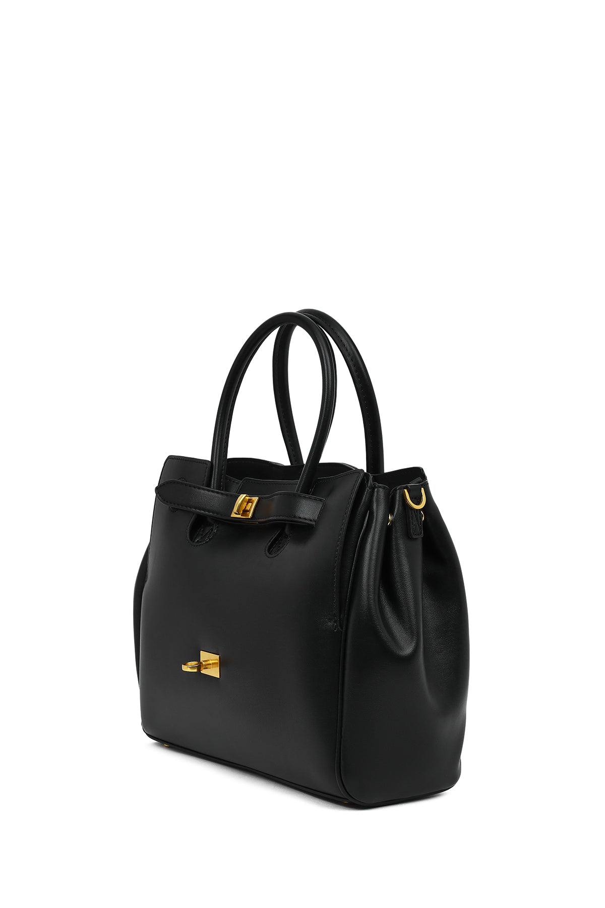 Kadın Siyah Uzun Askılı Klasik Kol Çantası