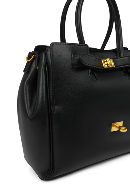 Kadın Siyah Uzun Askılı Klasik Kol Çantası