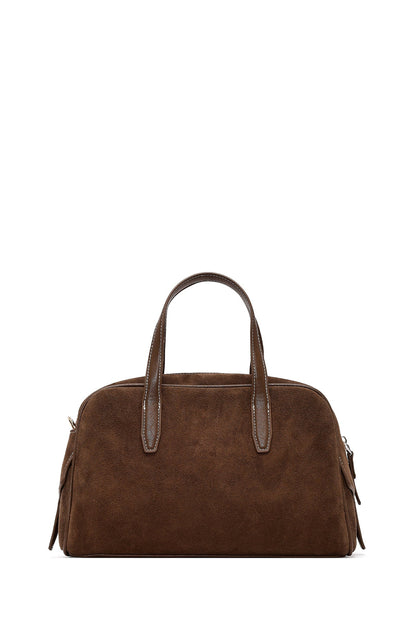 Kadın Kahverengi Uzun Askılı Süet Kol Çantası