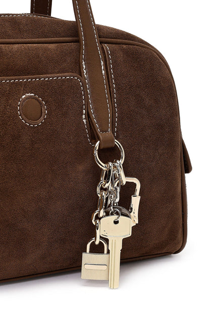 Kadın Kahverengi Uzun Askılı Süet Kol Çantası