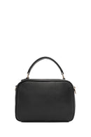 Kadın Siyah Uzun Askılı Baskılı Omuz Çantası