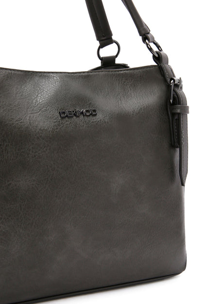 Kadın Gri Uzun Askılı Omuz Çantası