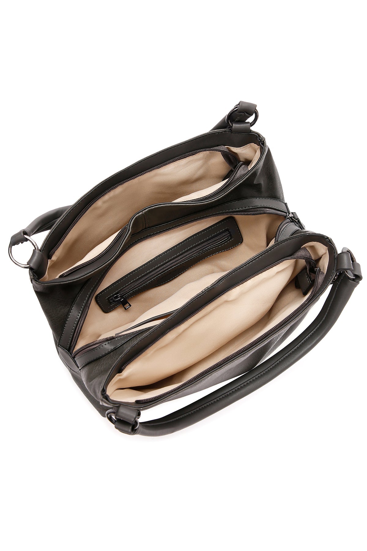 Kadın Gri Uzun Askılı Omuz Çantası