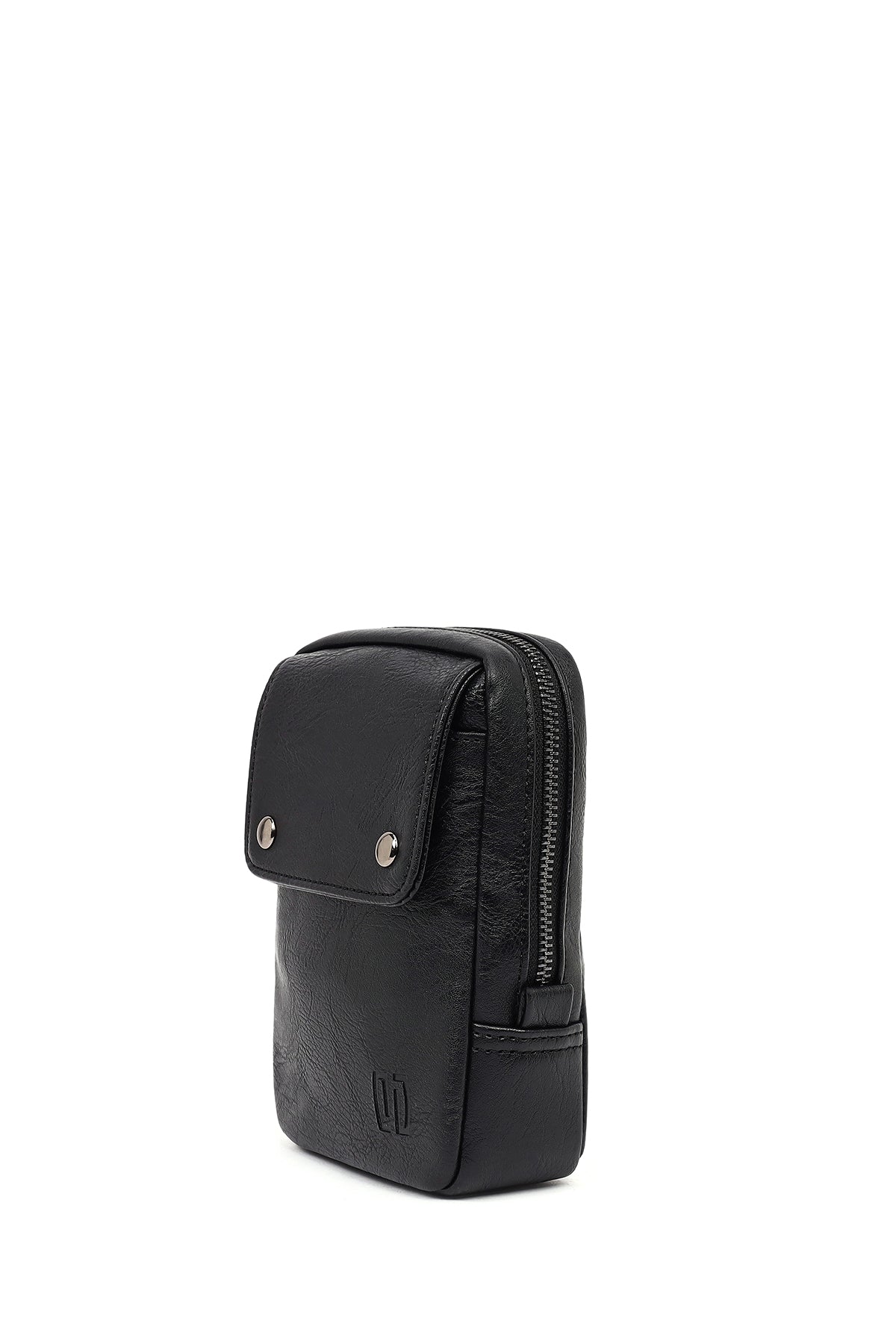 Erkek Siyah Mini Postacı Çantası